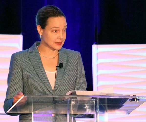 Kim Starkey Jonker delivers keynote at Philanthropy Forward 2018